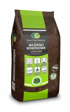 Lossad kokosfiber för växter och blommor 10mm 20L BIOVITA