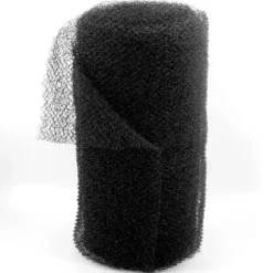 Lutningsmatta Ytstabiliseringsfilt 120 m x 1 m Styrka 20 mm UV Stabil Bankmatta Svart