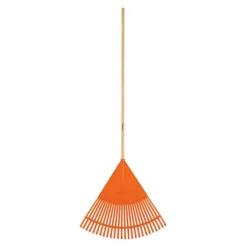 Lövkratta med träskaft och 26 flexibla pinnar, 142 cm Truper®