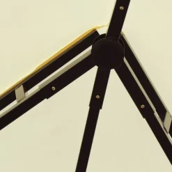 Lyxpaviljong 3x4 m, creme – partytält för trädgård & terrass