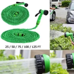 45m Magic Hose Expanderande Vattenslang / Trädgårdsslang Grön