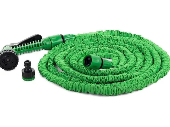 45m Magic Hose Expanderande Vattenslang / Trädgårdsslang Grön