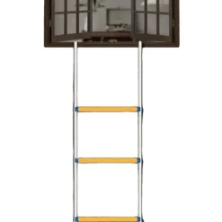 12M Repstege, Hög Lastkapacitet, Hållbart Brandsäkert Material, Bärbar Design