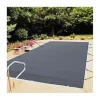 4m x 8m poolskydd, pool säkerhetsskydd, slitstarkt PVC-material, förbättrad säkerhet, skyddad mot skräp och löv, lätt att installera