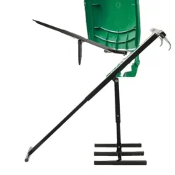 Manuell skräpresare, hållbar järnkonstruction, platsbesparande design, enkel drift