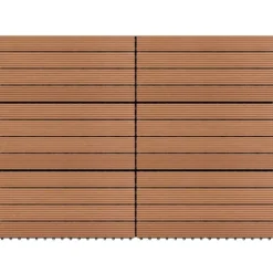 Markplattor WPC 60x30 cm 6 st 1 m² brun