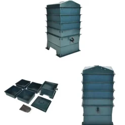 Maskkompost 4 brickor 42x42x60 cm - Kompost - Komposter - Home & Living