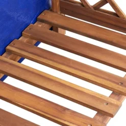 Massiv vedbod i akaciaträ för utomhusbruk | Storlek: 105x38x115 cm | Färg: Naturlig träfinish