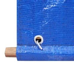 Massiv vedbod i akaciaträ för utomhusbruk | Storlek: 105x38x115 cm | Färg: Naturlig träfinish