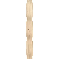 Massivt granträ spaljéstaket - Trädgårdsstaket | Färg: Natur | Storlek: 180x80 cm, 5 st