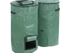 Maximex hopfällbara trädgårdskomposter, 2 x 125 l