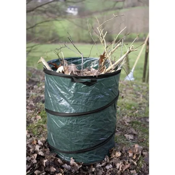 Meister Werkzeuge 9960970 Trädgårdssäck 160 l Mörkgrön