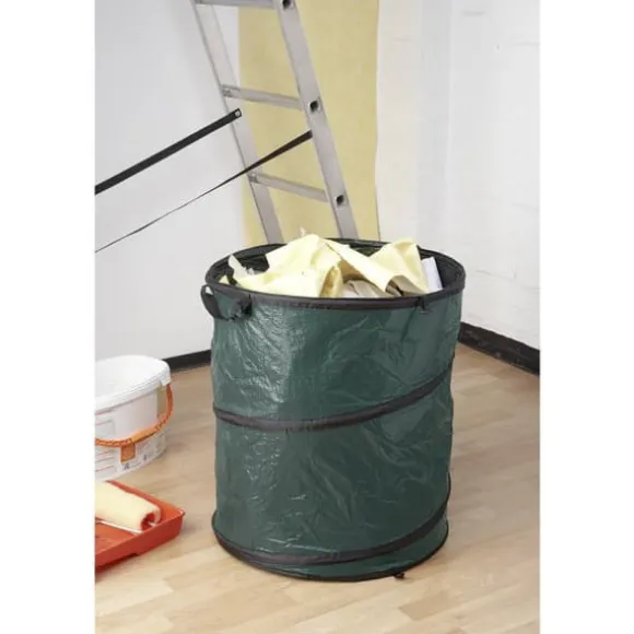 Meister Werkzeuge 9960970 Trädgårdssäck 160 l Mörkgrön