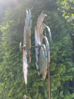 Metall väderkvarn trädgårdsdekoration väderflöjel