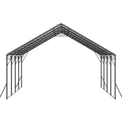 Metallcarport 20x20 fot, Utomhusgarage för båtar, Robust och Beständig