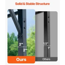 Metallcarport 20x20 fot, Utomhusgarage för båtar, Robust och Beständig