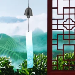 Metallhängande Vindklocka Hem Trädgård Bakgård Dekoration Ornament