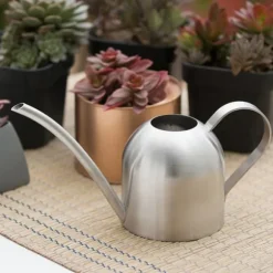 500ml rostfritt stål inomhus utomhus vattenkanna trädgård växt blomma lång pip vattenkanna