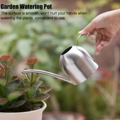 500ml rostfritt stål inomhus utomhus vattenkanna trädgård växt blomma lång pip vattenkanna