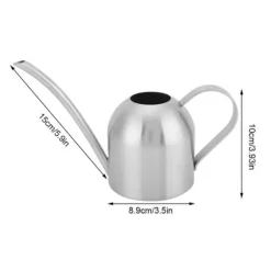 500ml rostfritt stål inomhus utomhus vattenkanna trädgård växt blomma lång pip vattenkanna