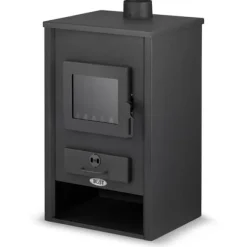 Mångsidig vedspis med vattenmantel - 15 kW, lämplig för öppna & slutna system