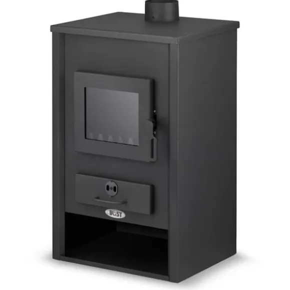 Mångsidig vedspis med vattenmantel - 15 kW, lämplig för öppna & slutna system