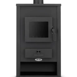 Mångsidig vedspis med vattenmantel - 15 kW, lämplig för öppna & slutna system