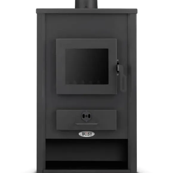 Mångsidig vedspis med vattenmantel - 15 kW, lämplig för öppna & slutna system