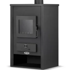 Mångsidig vedspis med vattenmantel - 15 kW, lämplig för öppna & slutna system