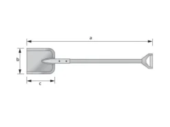 Modeco Sand shovel with metal handle (MN-79-384)