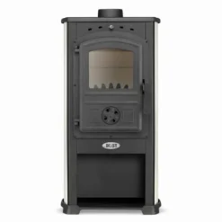 Modern fristående vedspis - Ekologisk design 2022, 10 kW, A-klass