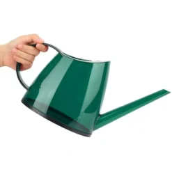 Modern otäckt trädgårdsblomspruta med lång pip, godisfärgad vattenkanna 1,2 l (grön)