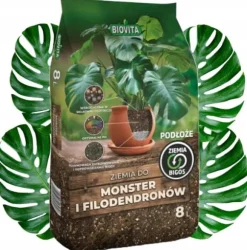 Monstera och Philodendron Jord Bigos 8L Professionellt Substrat