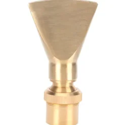 Mässing Smalt Fläktvattenfontänmunstycke Spruthuvud Justerbar Dammspridare G1 Utvändig Gänga