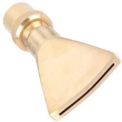 Mässing Smalt Fläktvattenfontänmunstycke Spruthuvud Justerbar Dammspridare G1 Utvändig Gänga