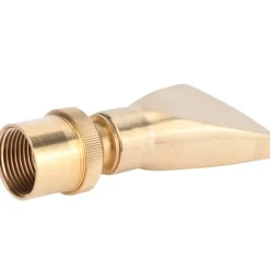 Mässing Smalt Fläktvattenfontänmunstycke Spruthuvud Justerbar Dammspridare G1 Utvändig Gänga