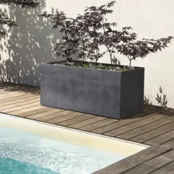 Muret Planter - DEROMA - Millennium R - Antracit - Med vattenreserv - 79 cm