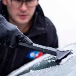 Murska 580L glasisskrapa med långt handtag och mässingsblad som present