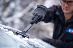 Murska 580L glasisskrapa med långt handtag och mässingsblad som present