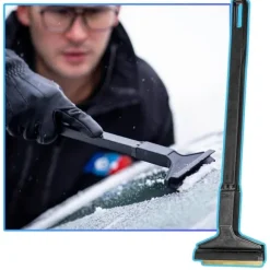 Murska 580L Glasskrapa med långt handtag och mässingsblad som present