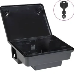 Musfällor 4 st svart 23x19x9,5 cm