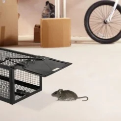 Mushälla, 11x39x12,5 cm, Svart, Järn