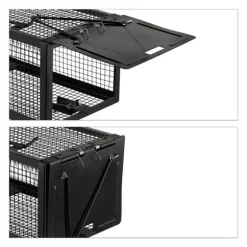 Mushälla, 11x39x12,5 cm, Svart, Järn