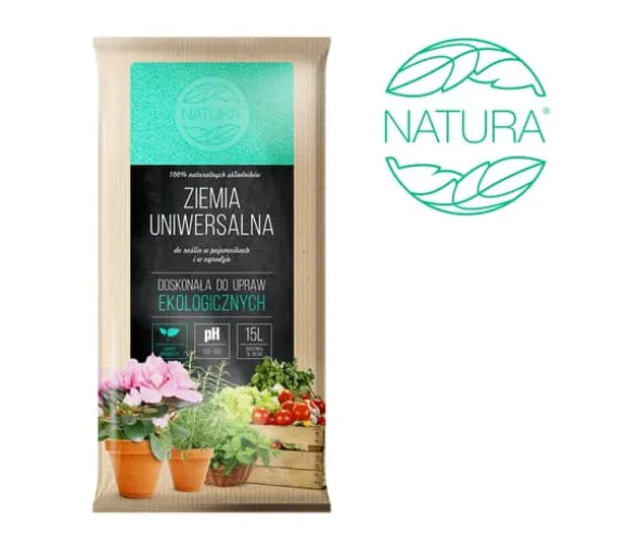 NATURA Universal Soil, perfekt för ekologiskt jordbruk, 15L