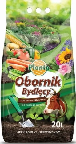 Naturgödsel, boskapsgödsel, torkad, 20 l