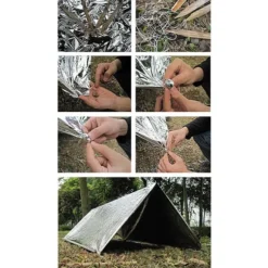 nödfilt Survival Rescue First Aid Folie Termisk filt 130x210cm