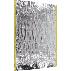 Nödtält Återanvändbart hopfällbart lätt PET-aluminiumfilm Termisk filt Överlevnadsskydd för vandring och camping