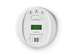 Nedis DTCTCO40WT, Kolmonoxid (CO), Hem, Trådlös, 85 dB, Akrylnitrilbutadienstyren (ABS), Ytmonterad
