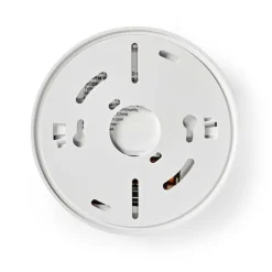 Nedis Kolmonoxid Alarm | Batteridriven | Batterilängd upp till: 5 år | Med paus knapp | Med testknapp | 85 dB | Vit