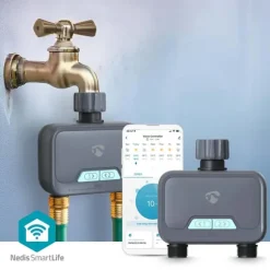 Nedis SmartLife Vattenkontroll | Bluetooth® | Batteridriven | IP54 | Maximalt vattentryck: 8 Bar | Android™ / IOS